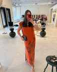 Monkey Dance Silk Midi Dress