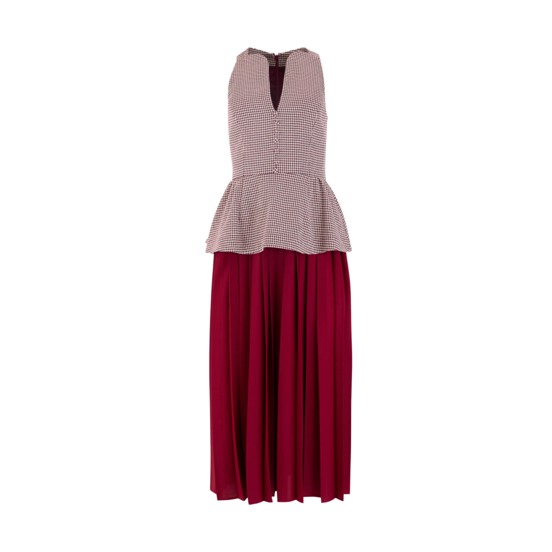 Long Peplum Dress