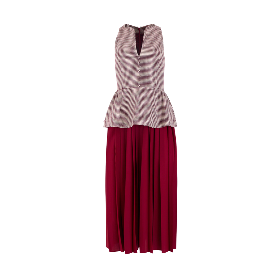 Long Peplum Dress
