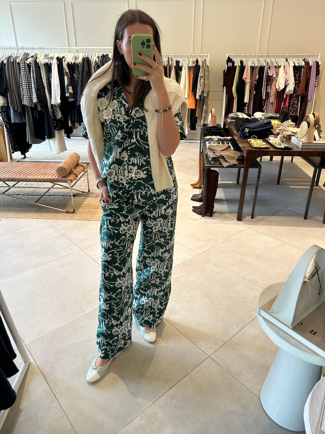 Garden Toile Silk Pant