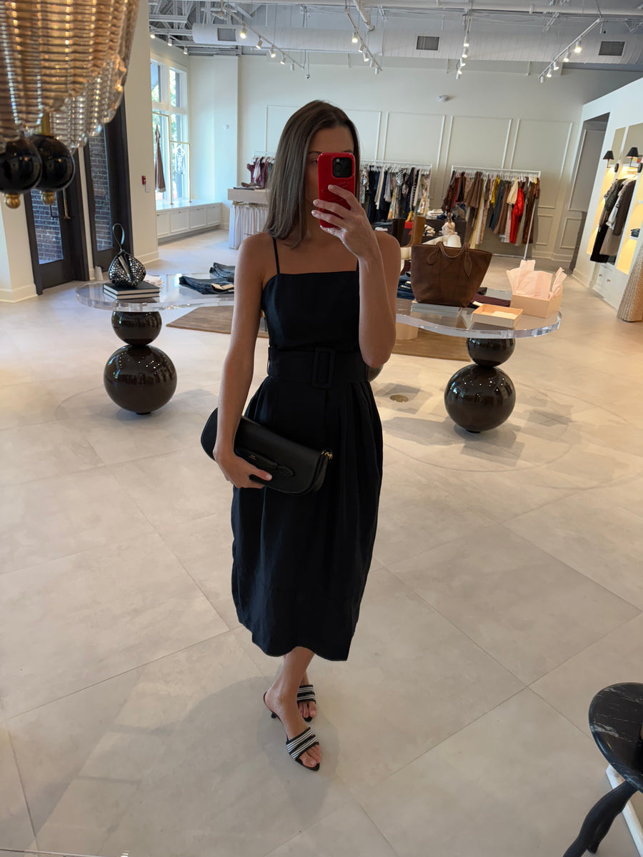 Leather Long Flap Clutch