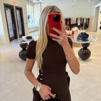 Compact Rib Tulip Dress