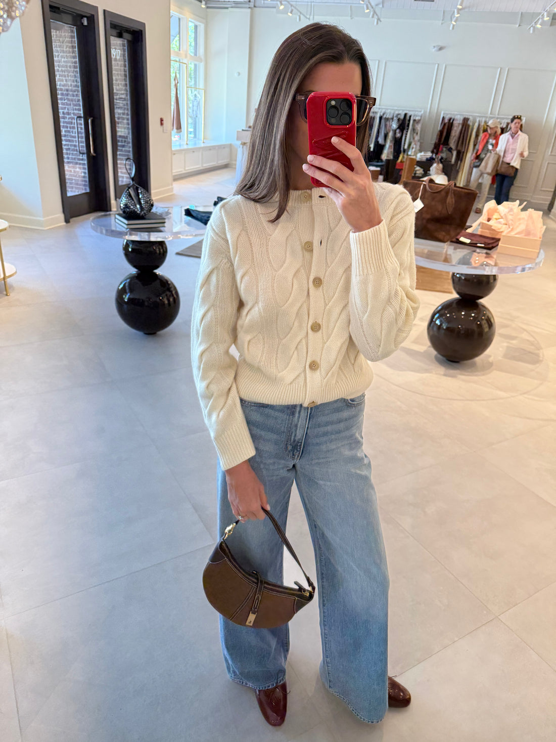 Cableknit Cardigan