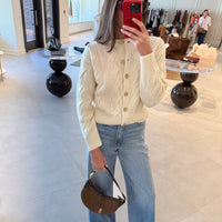 Cableknit Cardigan