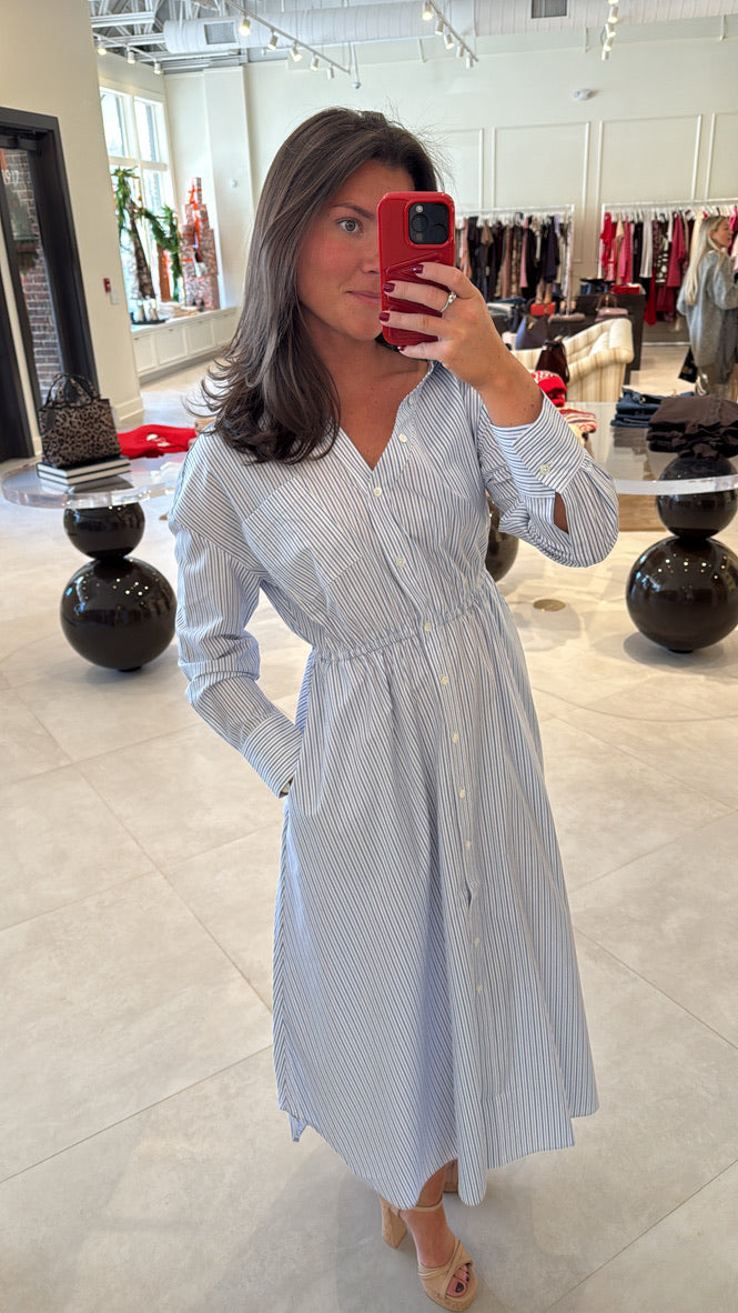 Falling off the Shoulder Midi Dress