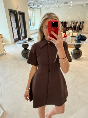 Sorrel Knit Shirt Dress