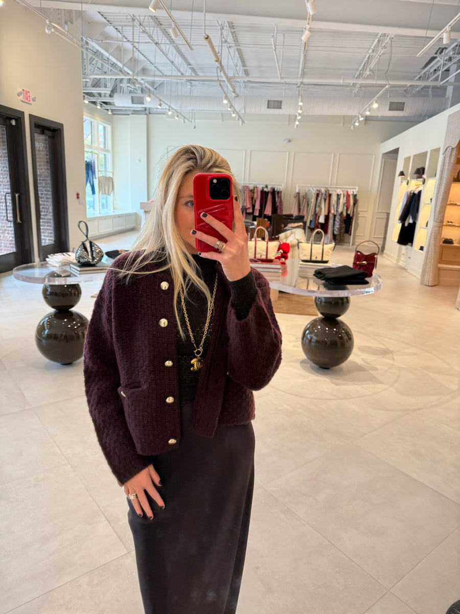 Marlo Lace-like Mockneck