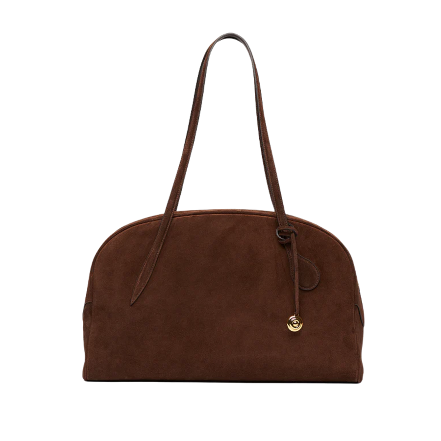 Suede Bowling Bag