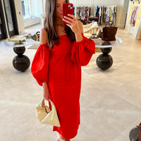 Balloon Sleeve Dress