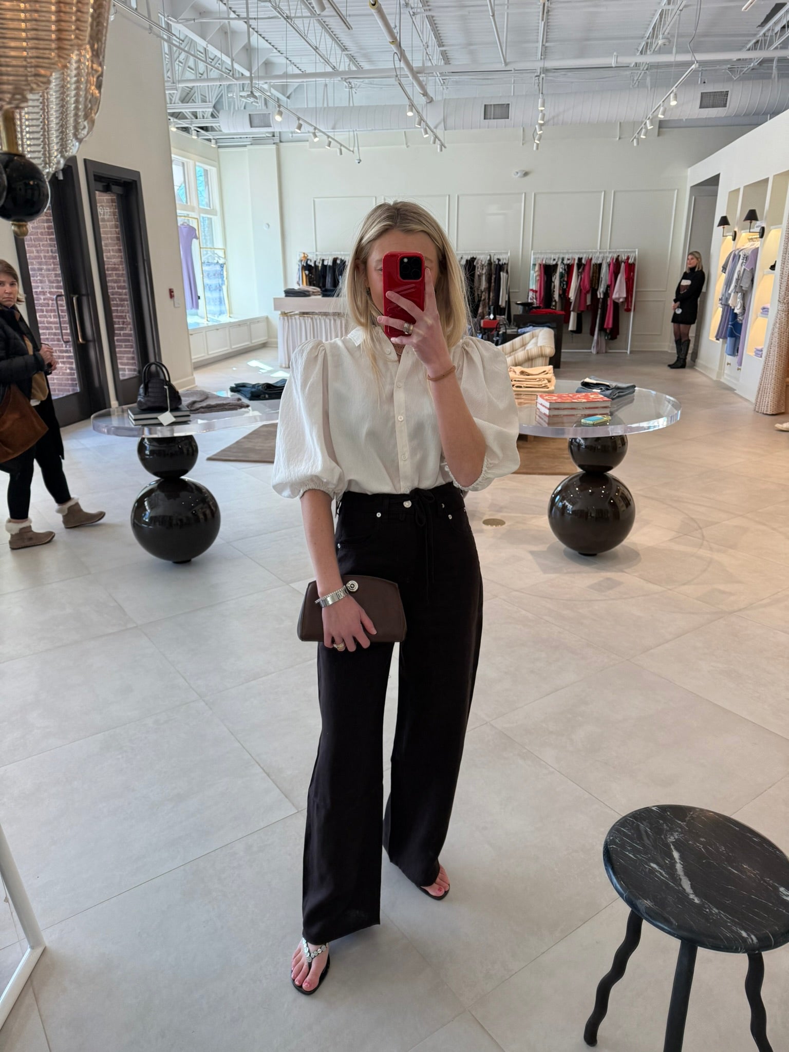 Brynn Drawstring Linen Trouser