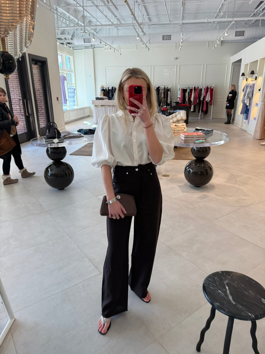 Brynn Drawstring Linen Trouser