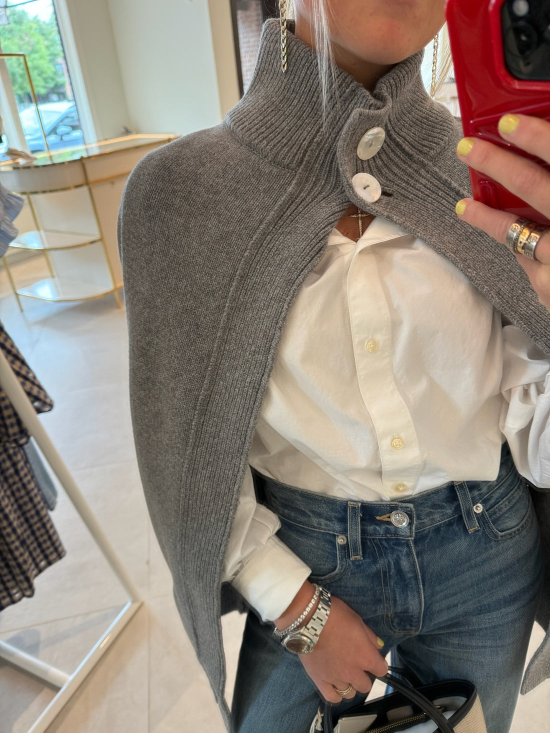 Roxalena Knit Cape