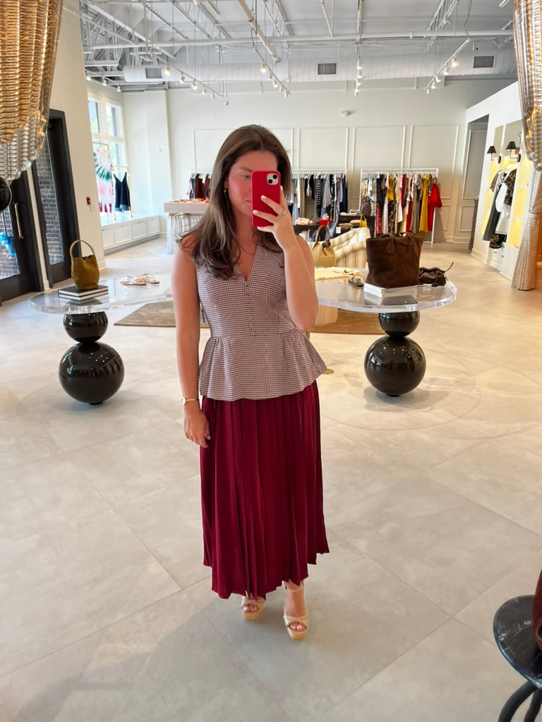 Long Peplum Dress