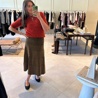 Buckingham Knit Skirt