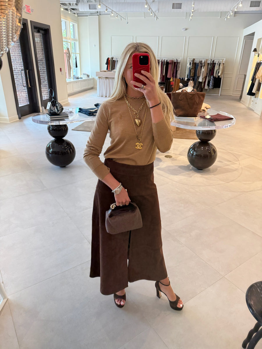 Suede Hudson Skirt