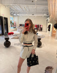 Cropped Bungee Waist Shirt