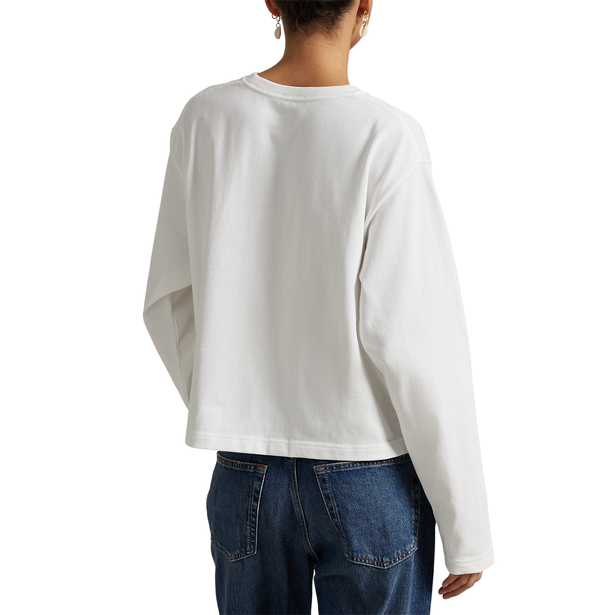Cropped Long Sleeve Tee