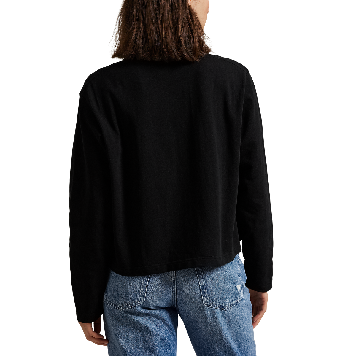 Cropped Long Sleeve Tee