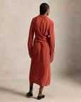 Printed Tie-Back Shirtdress