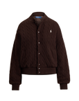 Cableknit Bomber Jacket