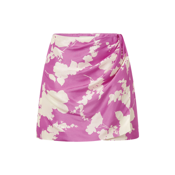 Silhouette Print Sarong Skirt