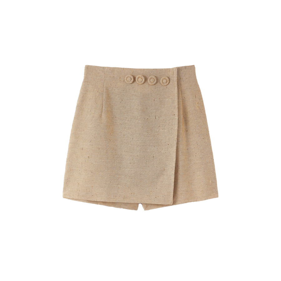 Jean Linen Skirt