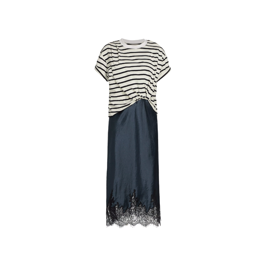 Striped Combo Dress