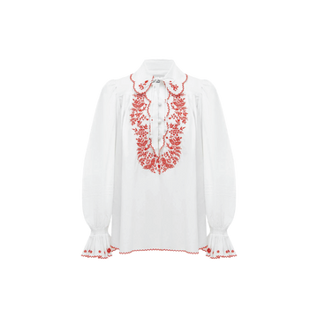 Hearts Embroidered Shirt