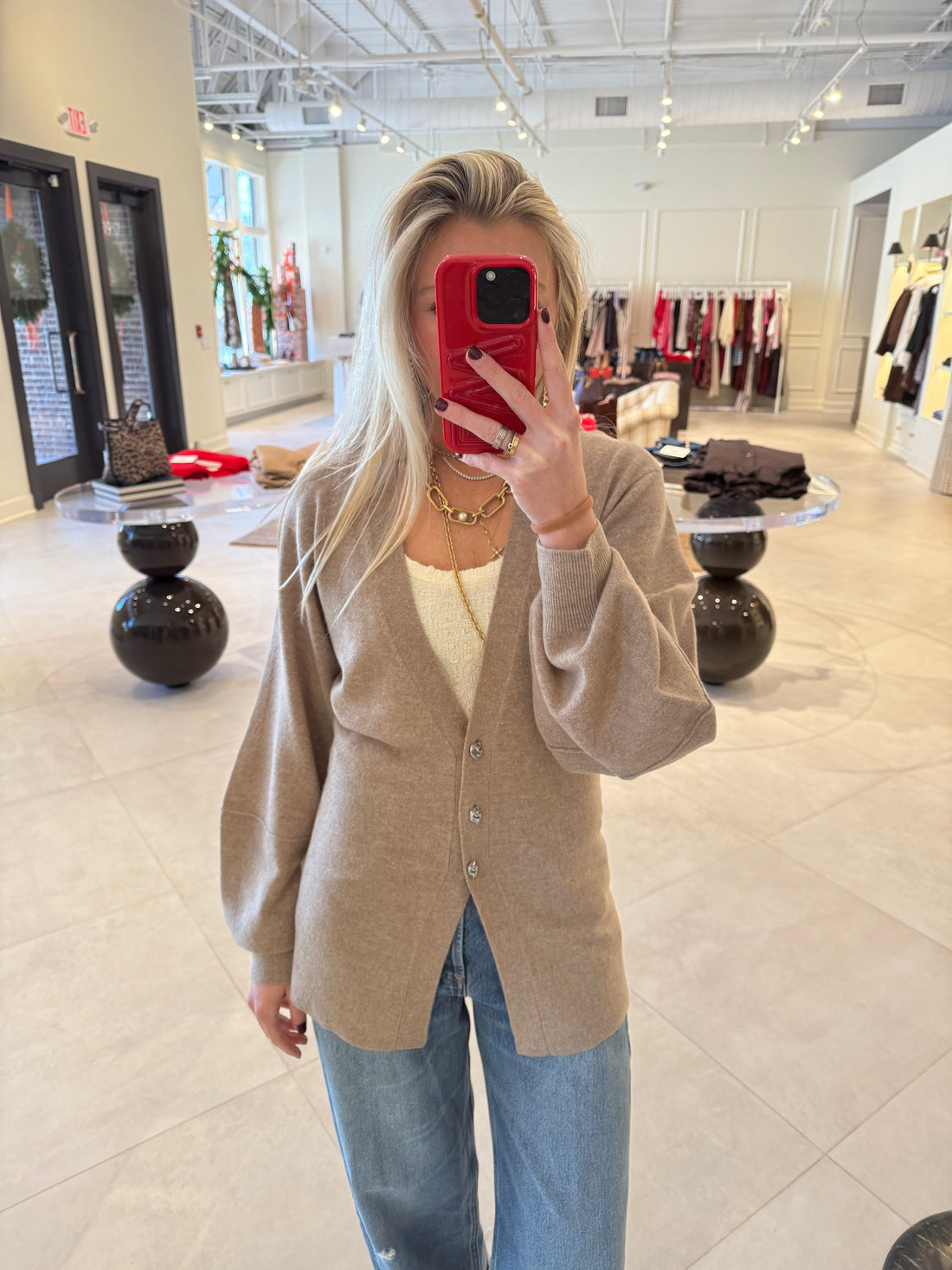 Como Sleeve Cardigan