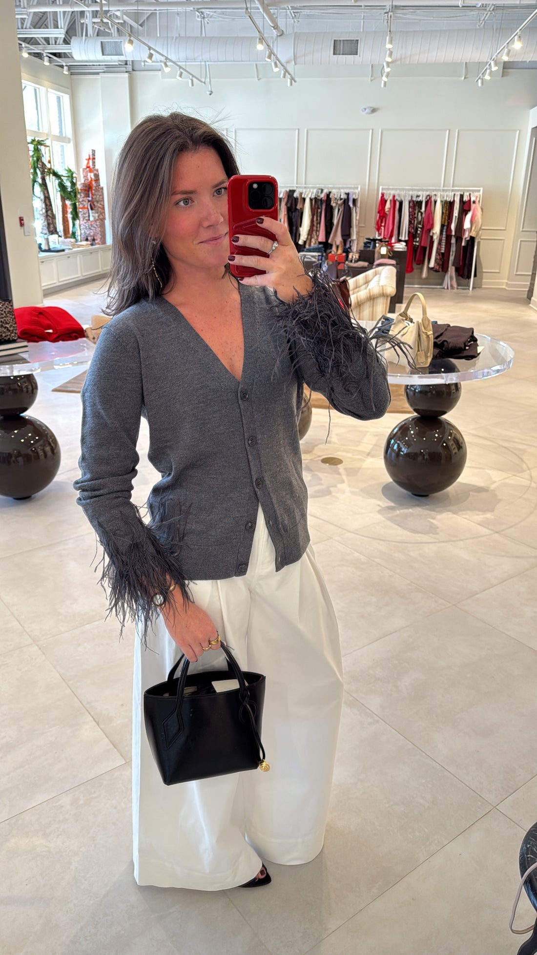 Charlotte Feather Cardigan