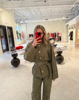 Belted Utility Coat