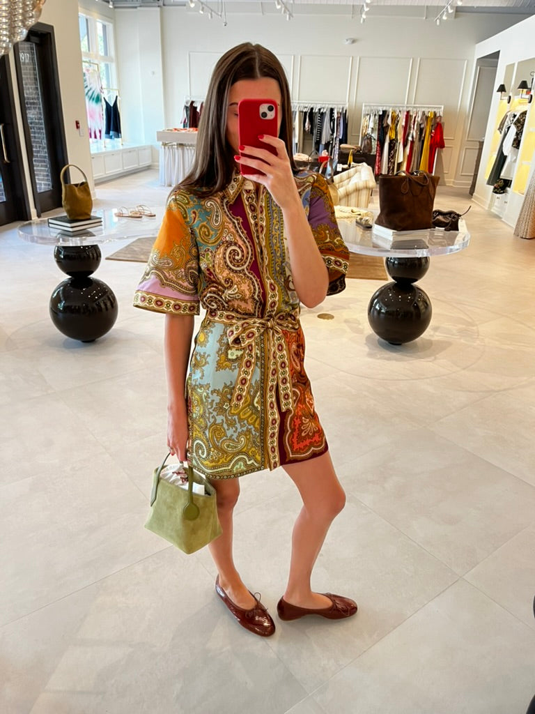 Clemenza Spliced Mini Dress