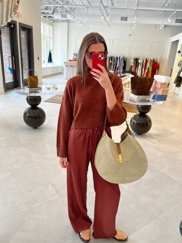 Wells Cropped Pullover