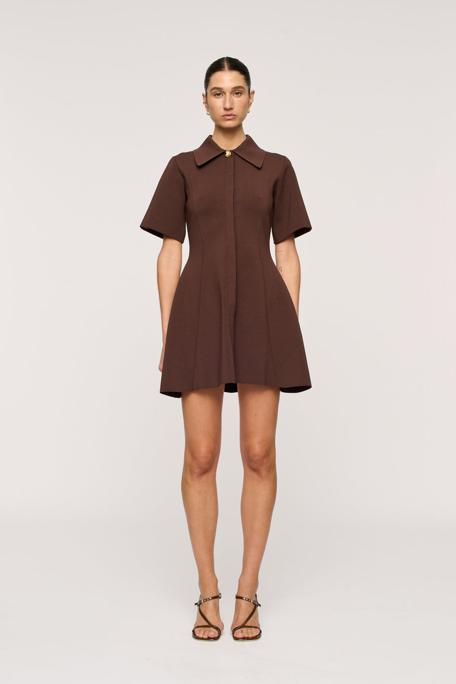 Sorrel Knit Shirt Dress