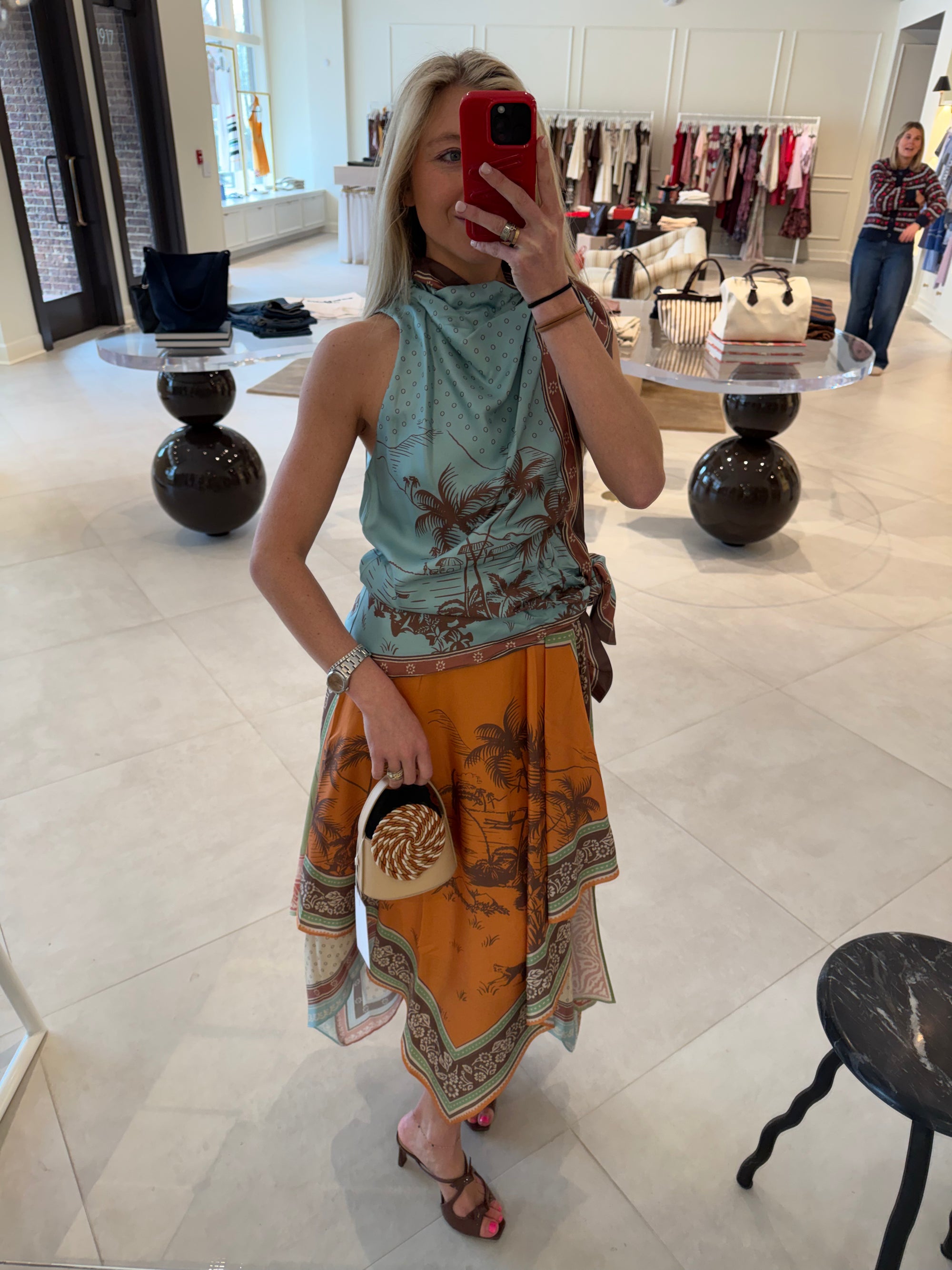 Alberta Scarf Midi Dress