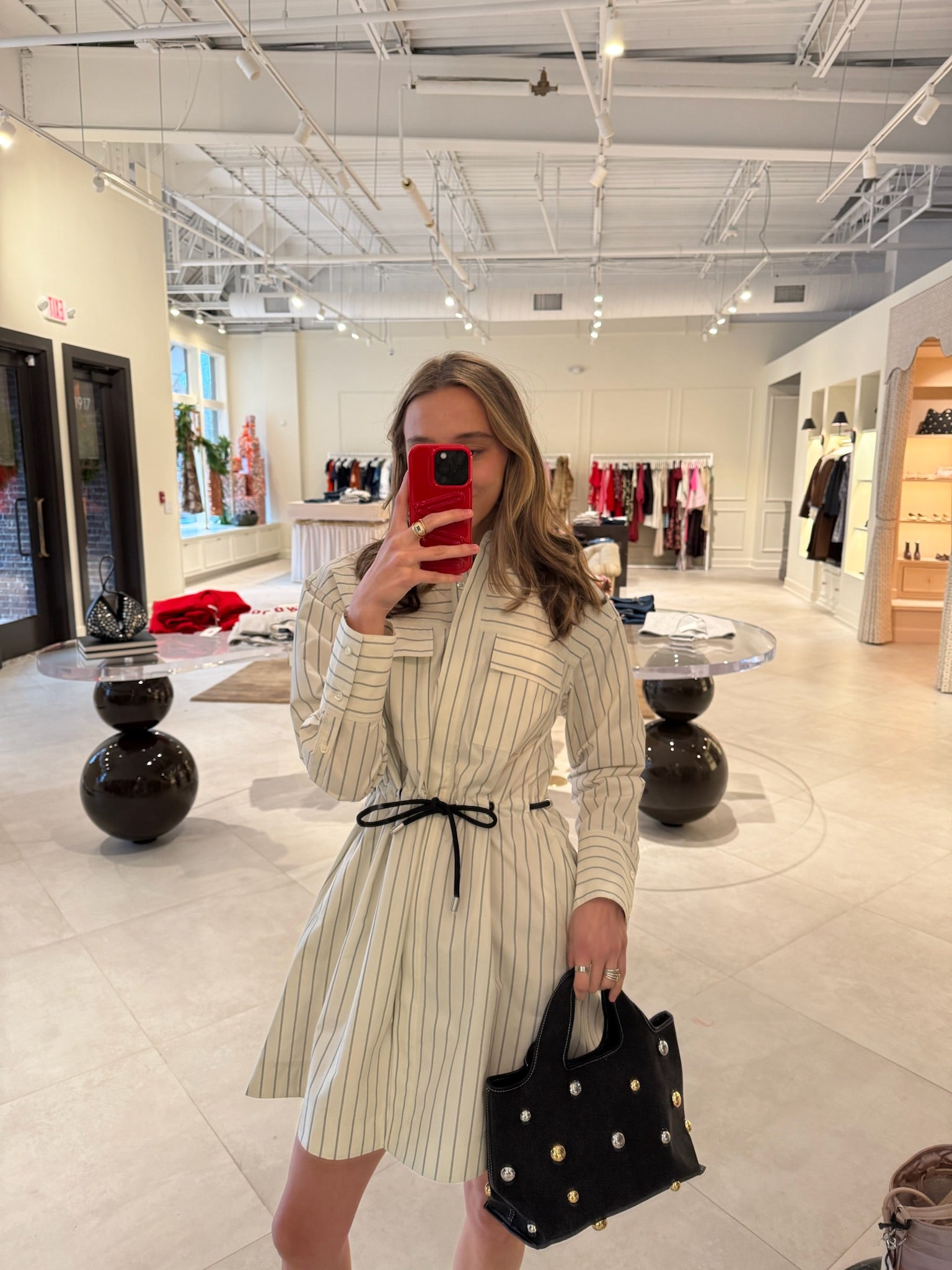 Belted Shirt Dress