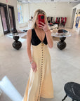 Row, Row, Row Your Buttons Dress