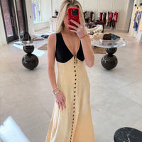 Row, Row, Row Your Buttons Dress