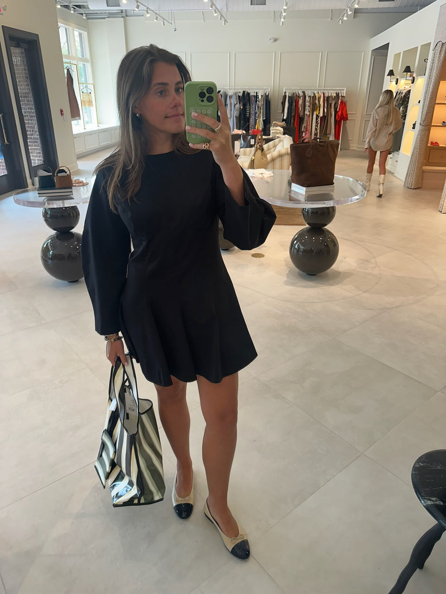 Leg of Mutton Mini Dress