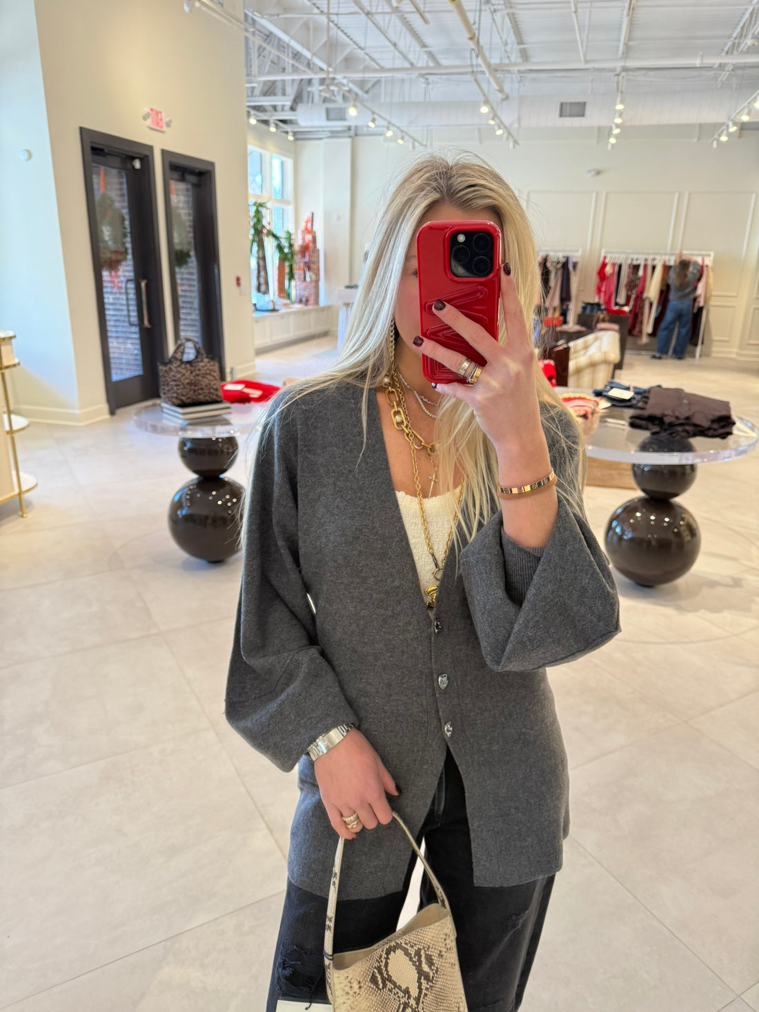 Como Sleeve Cardigan