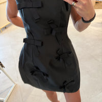 Bow Detail Mini Dress