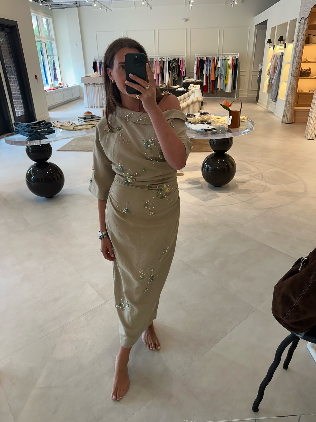 Bowery Embroidered Dress