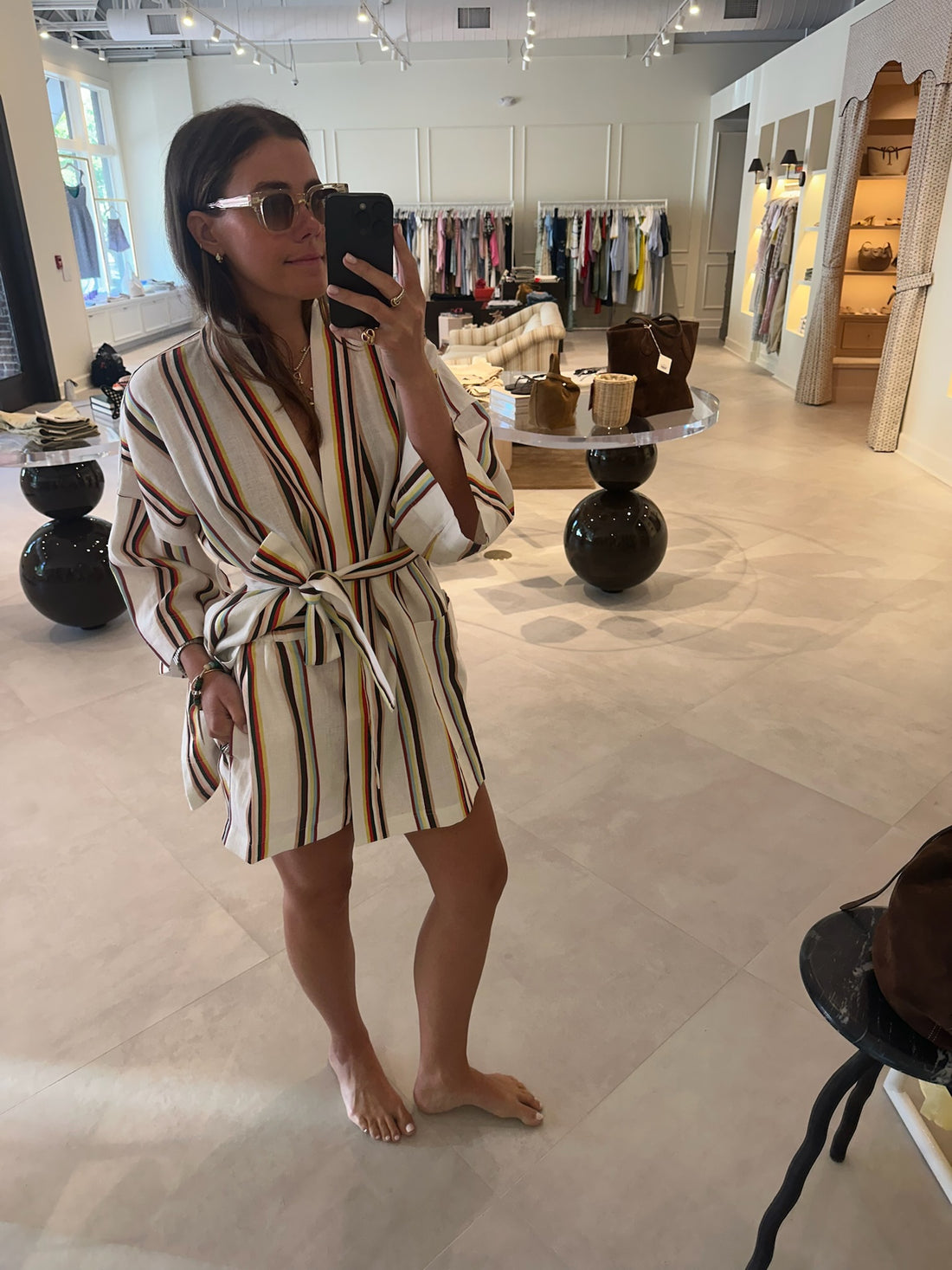 Fiesta Stripe Robe