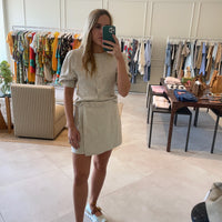 Jean Linen Skirt