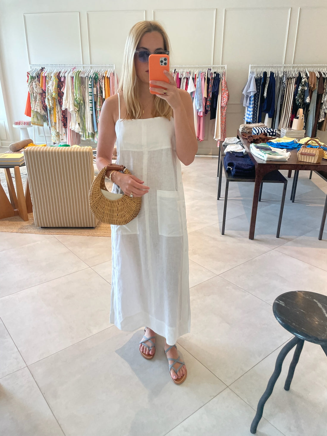 Nikko Side Button Cami Dress