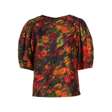 Flowers in Motion Canvas Top