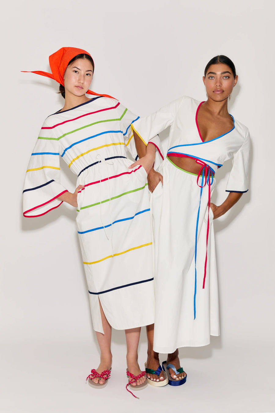 Ribbon Caftan Dress