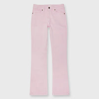 Flare Cropped 5-Pocket Jean Pink