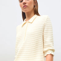 Cosmo Knit Polo Top