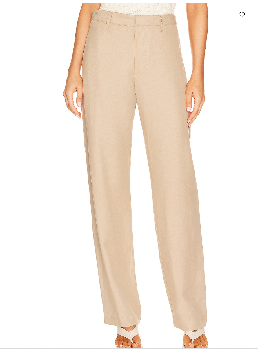 Twill Straight Leg Trouser